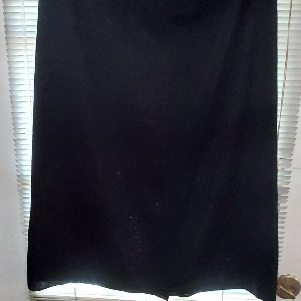 Misook Knit Black Skirt - Size XL